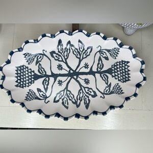 Brand New-Threshold Stoneware Serving Platter